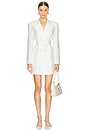 view 1 of 3 Oversized Double Breasted Blazer Dress in White