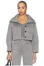 view 1 of 5 x REVOLVE Funnel Neck Swing Jacket in Charcoal Grey