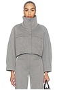 view 2 of 5 x REVOLVE Funnel Neck Swing Jacket in Charcoal Grey