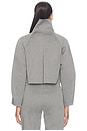 view 5 of 5 x REVOLVE Funnel Neck Swing Jacket in Charcoal Grey