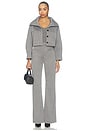 view 6 of 5 x REVOLVE Funnel Neck Swing Jacket in Charcoal Grey