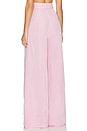 view 3 of 4 Wide Leg Pleated Pant in Pink