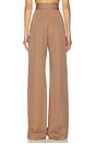 view 4 of 6 БРЮКИ ШИРОКОГО КРОЯ С ПОЯСОМ in Mocha Lyocell