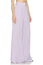view 2 of 6 PANTALÓN PLISADO DE PIERNA ANCHA in Lavender Tencel Linen