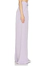 view 3 of 6 PANTALÓN PLISADO DE PIERNA ANCHA in Lavender Tencel Linen
