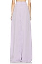 view 4 of 6 PANTALÓN PLISADO DE PIERNA ANCHA in Lavender Tencel Linen