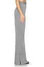 view 4 of 6 Side Slit Bell Bottom Trouser in Charcoal Stretch