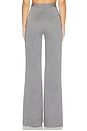 view 5 of 6 Side Slit Bell Bottom Trouser in Charcoal Stretch