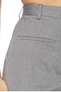 view 7 of 6 Side Slit Bell Bottom Trouser in Charcoal Stretch