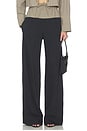 view 1 of 7 CALÇA COM CORDÃO DRAWSTRING COMBO PANT in Faded Black Denim