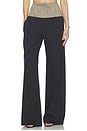 view 2 of 7 CALÇA COM CORDÃO DRAWSTRING COMBO PANT in Faded Black Denim