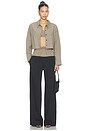 view 7 of 7 CALÇA COM CORDÃO DRAWSTRING COMBO PANT in Faded Black Denim