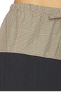 view 8 of 7 CALÇA COM CORDÃO DRAWSTRING COMBO PANT in Faded Black Denim