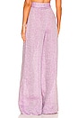 view 3 of 4 PANTALÓN WIDE in Lavender Melange Linen