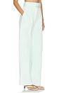 view 2 of 6 Pleated Barrel Trouser in Light Aqua