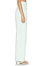 view 4 of 6 Pleated Barrel Trouser in Light Aqua