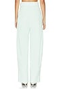 view 5 of 6 Pleated Barrel Trouser in Light Aqua
