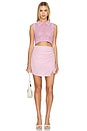 view 5 of 5 Wrap Draped Mini Skirt in Pink