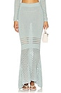 view 1 of 6 JUPE MIDI in Seafoam Knit