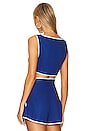 view 3 of 4 Bound Cutout Crop Top in Cobalt