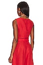 view 3 of 4 x REVOLVE Cutout Crop Top in Red