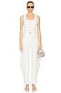 view 4 of 4 Scoop Neck Vest in White Denim