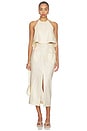 view 4 of 4 Tie Halter Top in Cream