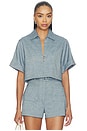 view 1 of 4 Popover Shirt in Denim