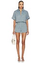 view 4 of 4 Popover Shirt in Denim