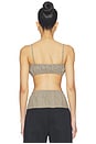 view 4 of 5 TOP BRASSIÈRE BUBBLE in Khaki Plaid