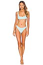 view 1 of 3 Anna High-Cut Bikini Set in Aqua