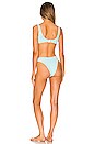 view 3 of 3 Anna High-Cut Bikini Set in Aqua
