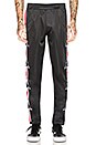 view 2 of 5 x Kappa Stripe Pants in Black & Red