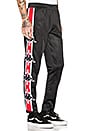view 3 of 5 x Kappa Stripe Pants in Black & Red