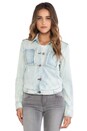 view 2 of 7 Fray Pocket Jean Jacket in Glasslands