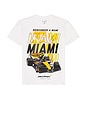 view 1 of 4 Raceway Series Miami Oversized Tee in White