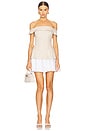 view 1 of 3 Grace Dress in Beige & White