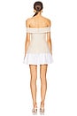 view 3 of 3 Grace Dress in Beige & White