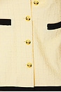 view 4 of 4 Taylor Matelasse Dress in Butter Yellow Black