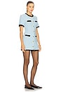 view 2 of 3 Taylor Boucle Dress in Sky Blue