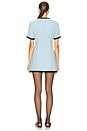 view 3 of 3 Taylor Boucle Dress in Sky Blue