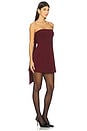 view 3 of 4 Juno Dress in Burgundy