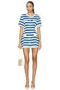 view 1 of 3 Taylor Dress in Blue Stripe