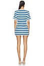 view 3 of 3 Taylor Dress in Blue Stripe