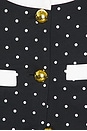view 4 of 4 Taylor Dress Dotted in Black White Dots