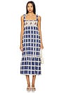 view 1 of 3 Marlin Dress in Blue Crochet