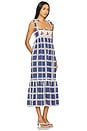 view 2 of 3 Marlin Dress in Blue Crochet
