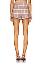 view 4 of 6 Emily Skort in Burgundy Plaid