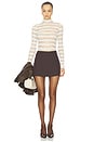 view 5 of 6 Walker Skort in Brown