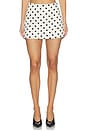 view 1 of 6 Jones Skort in White Black Dots